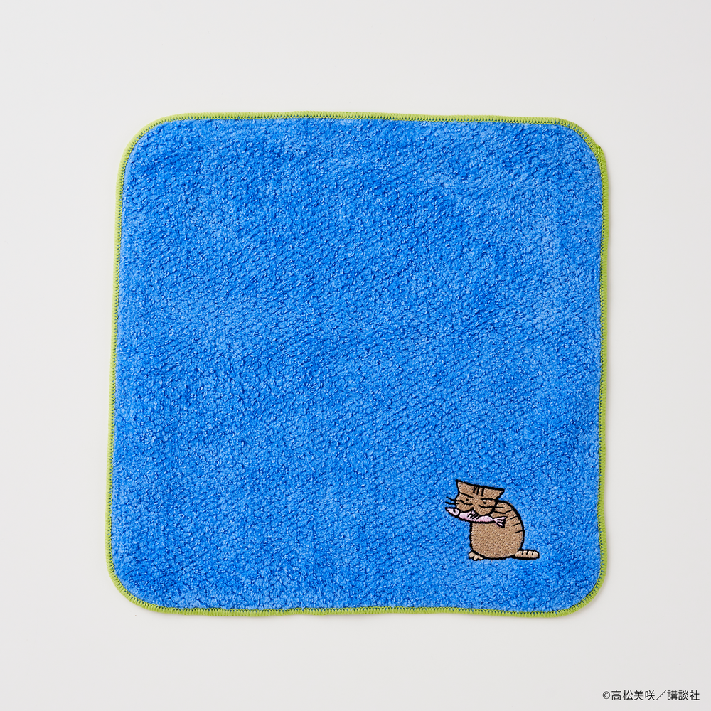 Towel handkerchief B (cat)