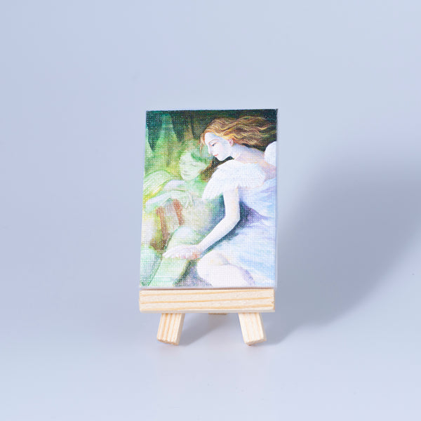 【超美人☆】 キャンバス生地にプリントされた森の中の天使　アート　絵画　新品 6_s2_grande.jpg?v=1633404105